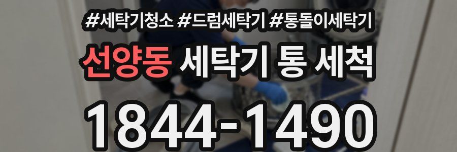 선양동 세탁기 통 세척