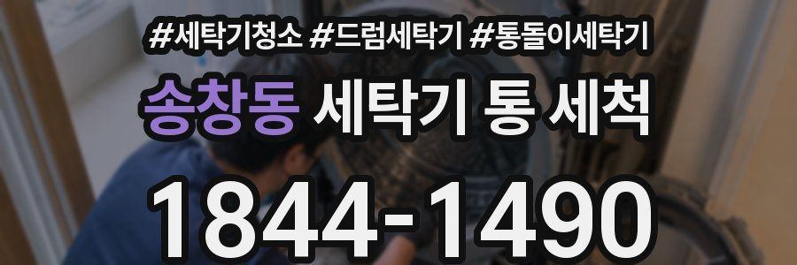 송창동 세탁기 통 세척