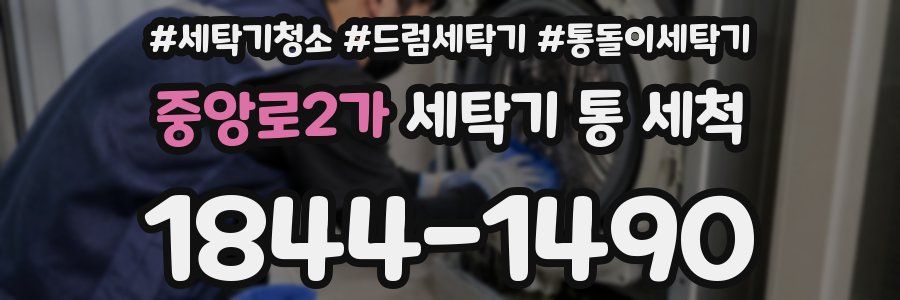 중앙로2가 세탁기 통 세척