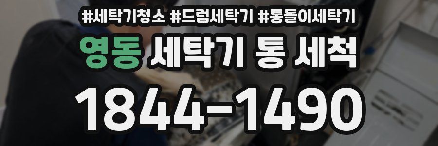 영동 세탁기 통 세척