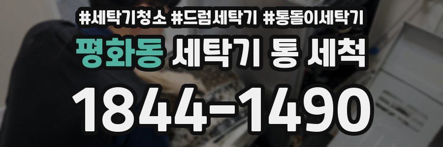 평화동 세탁기 통 세척
