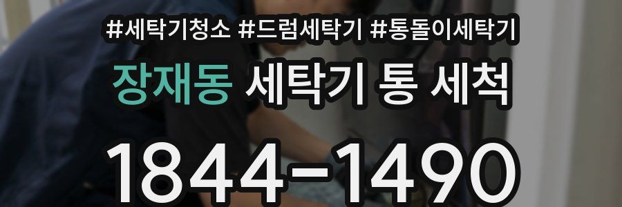 장재동 세탁기 통 세척