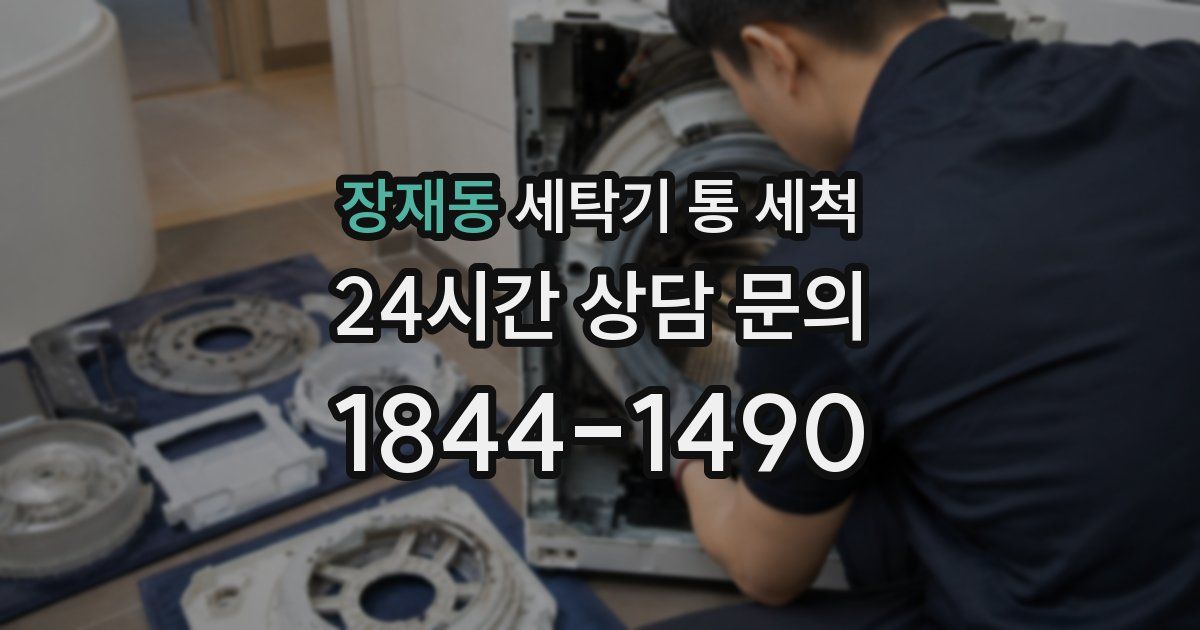 장재동 세탁기 통 세척