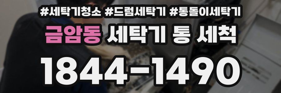 금암동 세탁기 통 세척