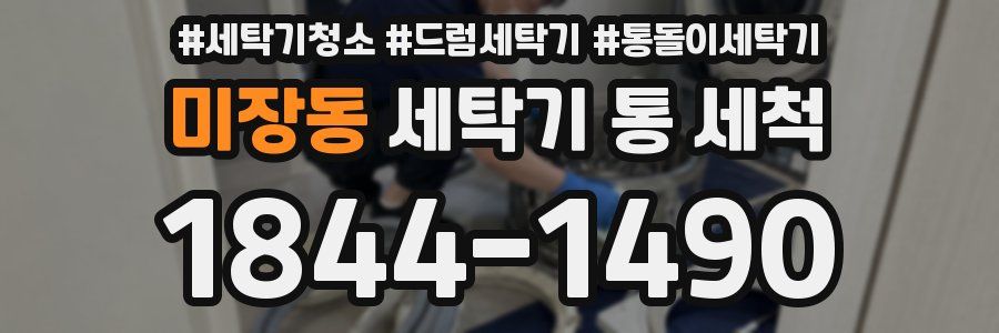 미장동 세탁기 통 세척