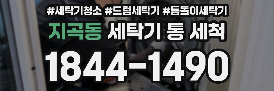 지곡동 세탁기 통 세척