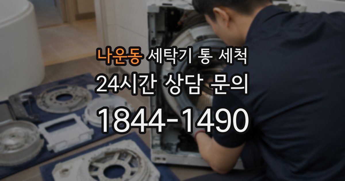나운동 세탁기 통 세척