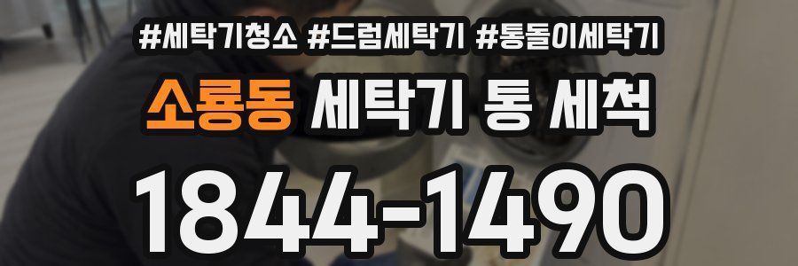 소룡동 세탁기 통 세척