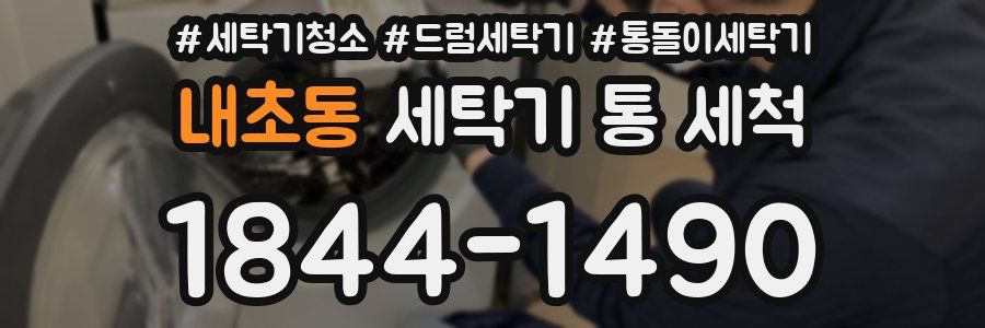 내초동 세탁기 통 세척