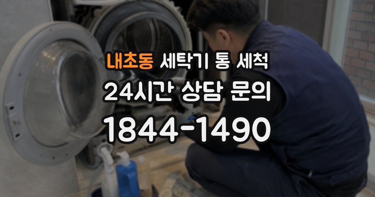 내초동 세탁기 통 세척
