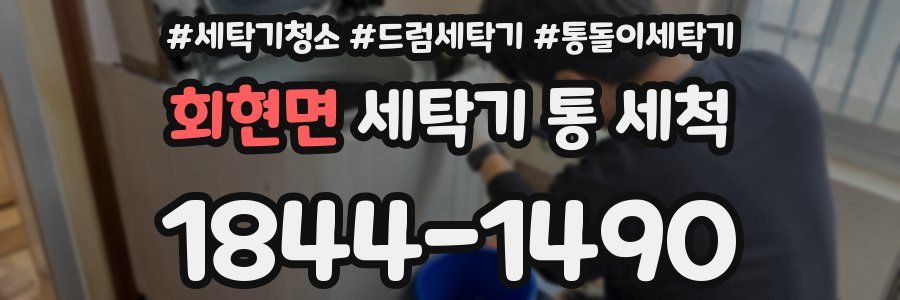 회현면 세탁기 통 세척