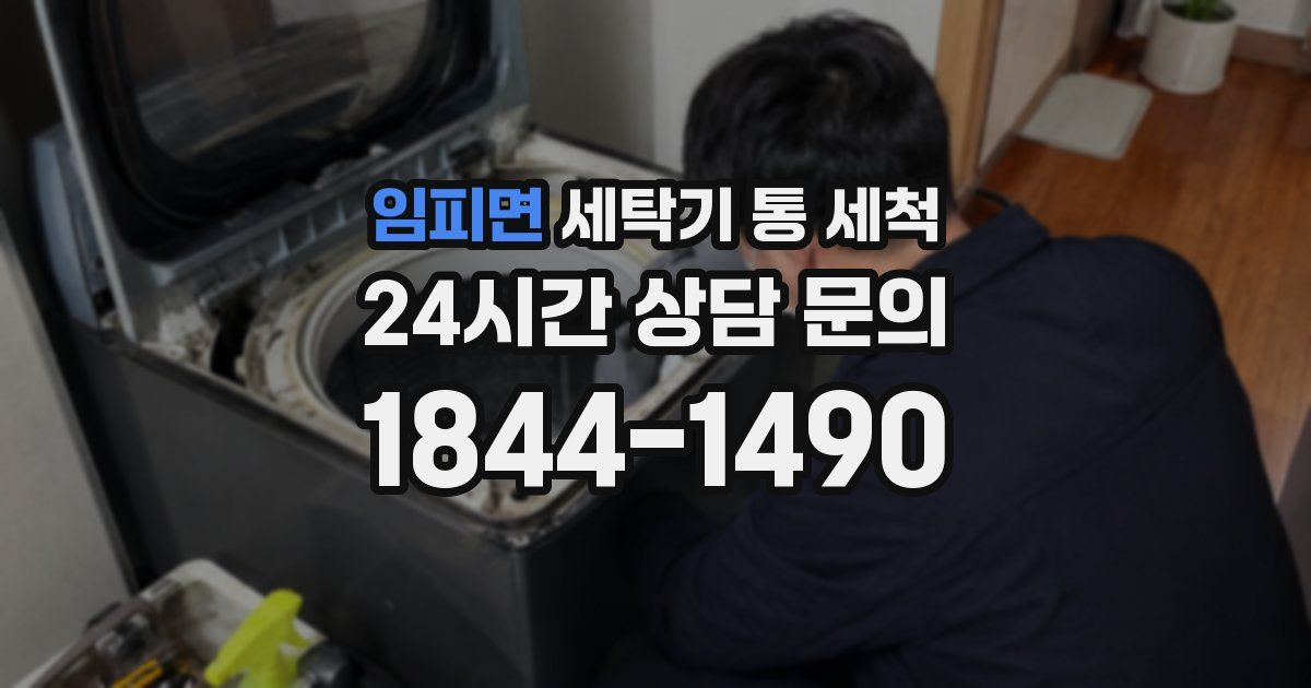 임피면 세탁기 통 세척