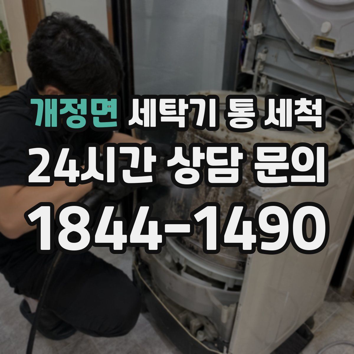 개정면 세탁기 통 세척