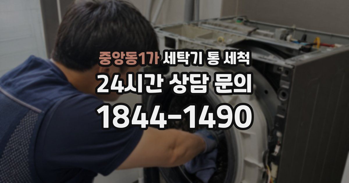 중앙동1가 세탁기 통 세척