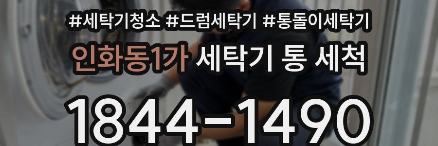 인화동1가 세탁기 통 세척