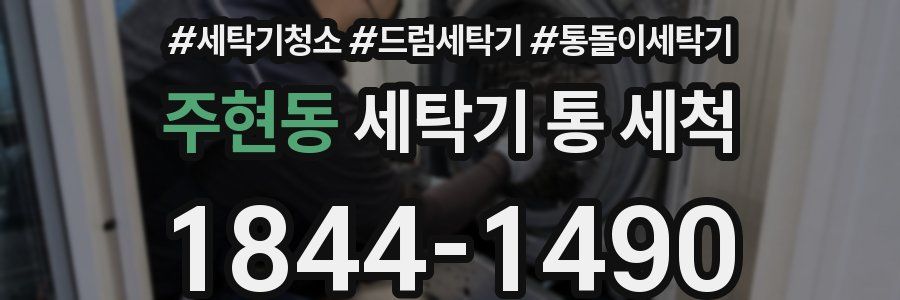 주현동 세탁기 통 세척