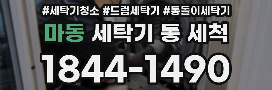 마동 세탁기 통 세척