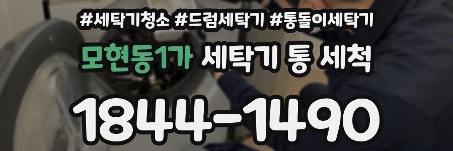 모현동1가 세탁기 통 세척