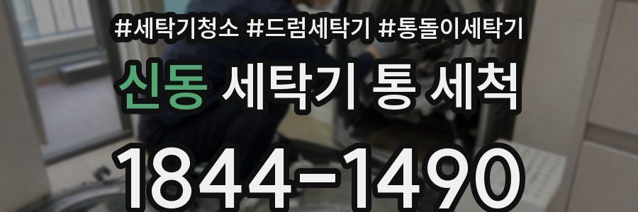 신동 세탁기 통 세척