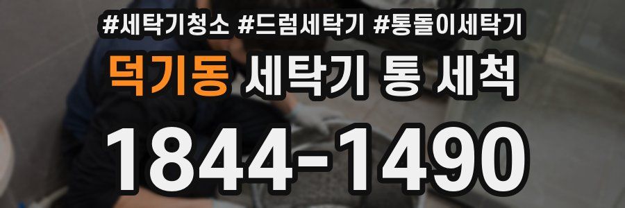 덕기동 세탁기 통 세척