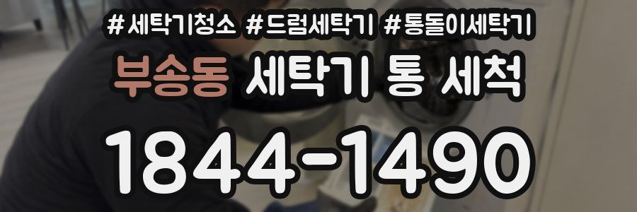 부송동 세탁기 통 세척