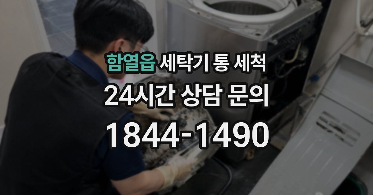함열읍 세탁기 통 세척