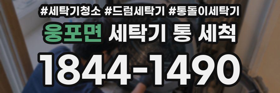웅포면 세탁기 통 세척