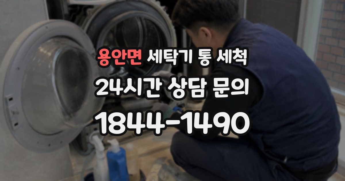 용안면 세탁기 통 세척