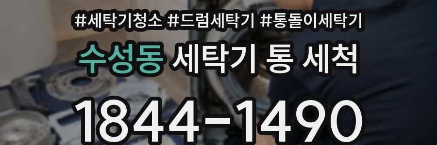 수성동 세탁기 통 세척