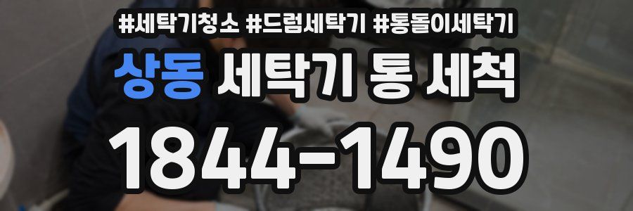 상동 세탁기 통 세척
