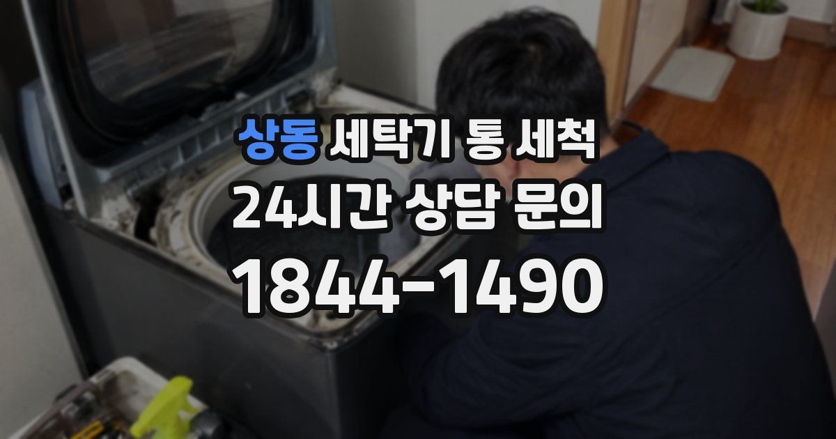 상동 세탁기 통 세척