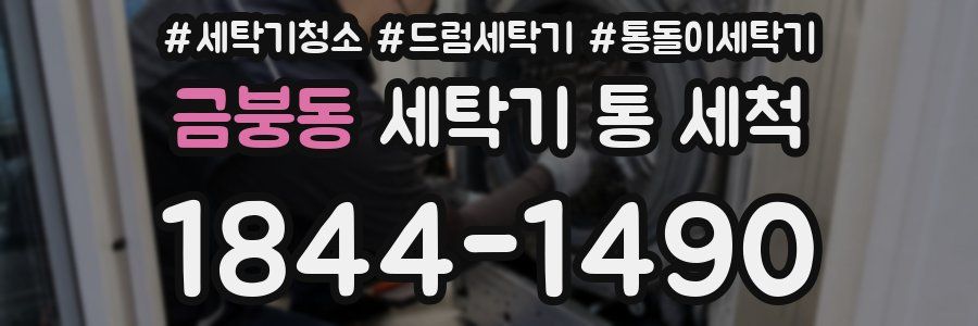 금붕동 세탁기 통 세척