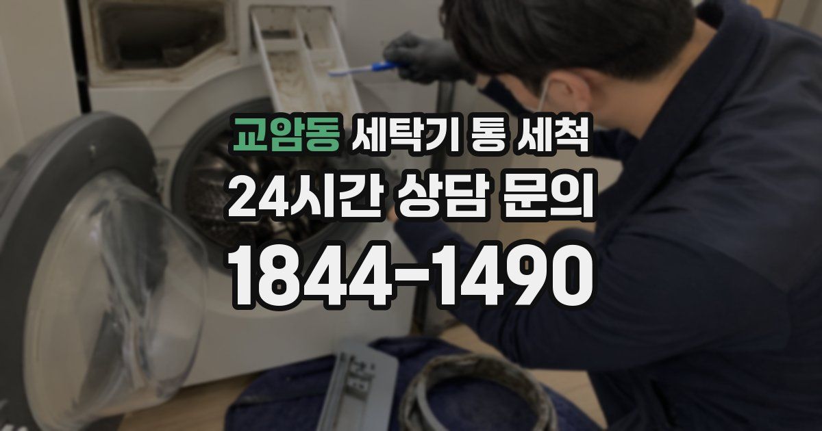 교암동 세탁기 통 세척