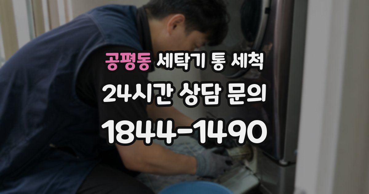 공평동 세탁기 통 세척