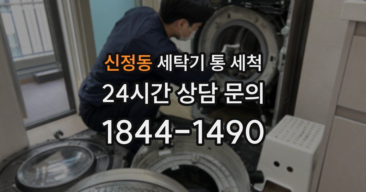 신정동 세탁기 통 세척