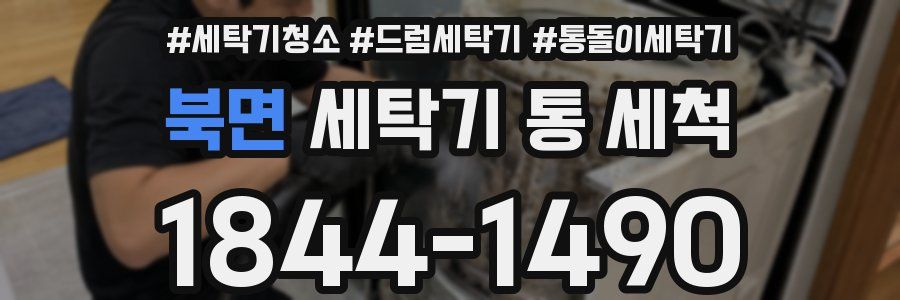 북면 세탁기 통 세척
