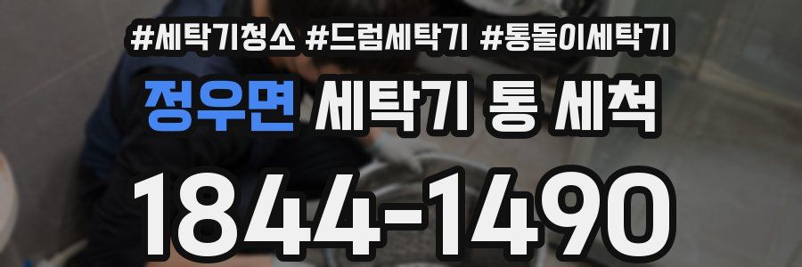 정우면 세탁기 통 세척