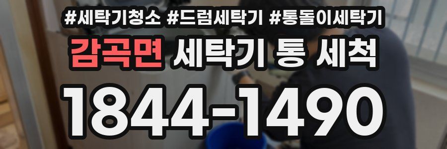 감곡면 세탁기 통 세척
