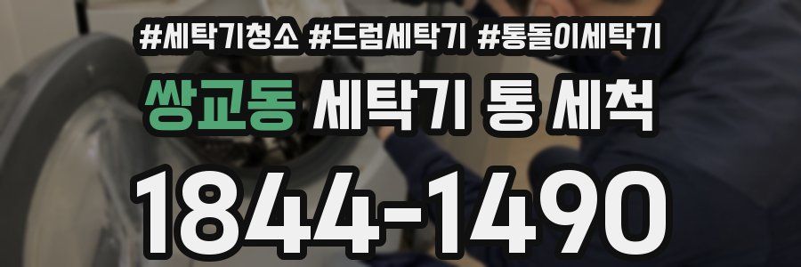 쌍교동 세탁기 통 세척
