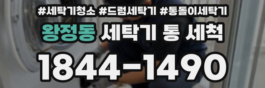 왕정동 세탁기 통 세척