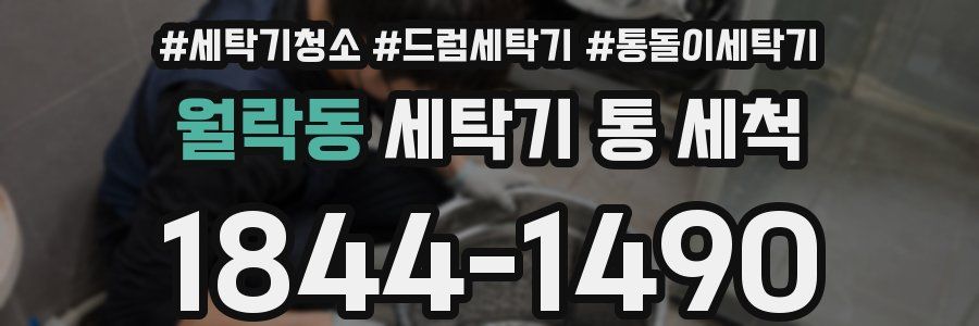 월락동 세탁기 통 세척