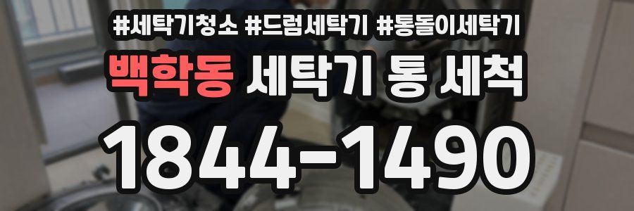 백학동 세탁기 통 세척