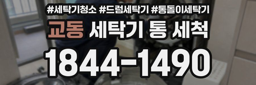 교동 세탁기 통 세척