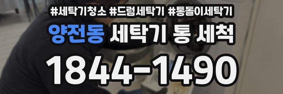 양전동 세탁기 통 세척