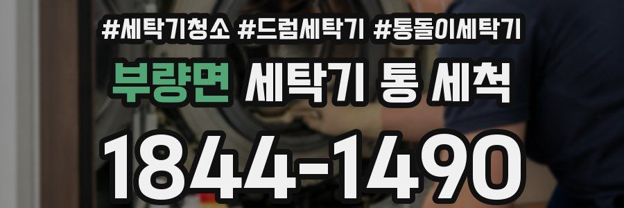 부량면 세탁기 통 세척
