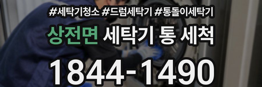 상전면 세탁기 통 세척