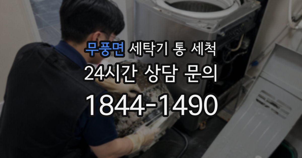 무풍면 세탁기 통 세척