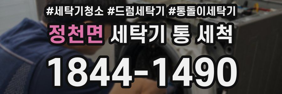 정천면 세탁기 통 세척