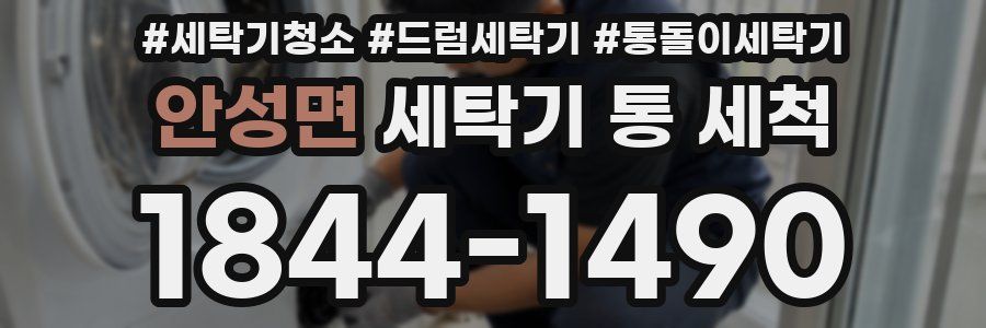안성면 세탁기 통 세척