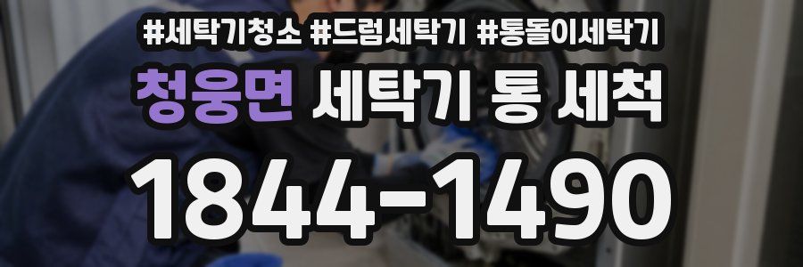 청웅면 세탁기 통 세척